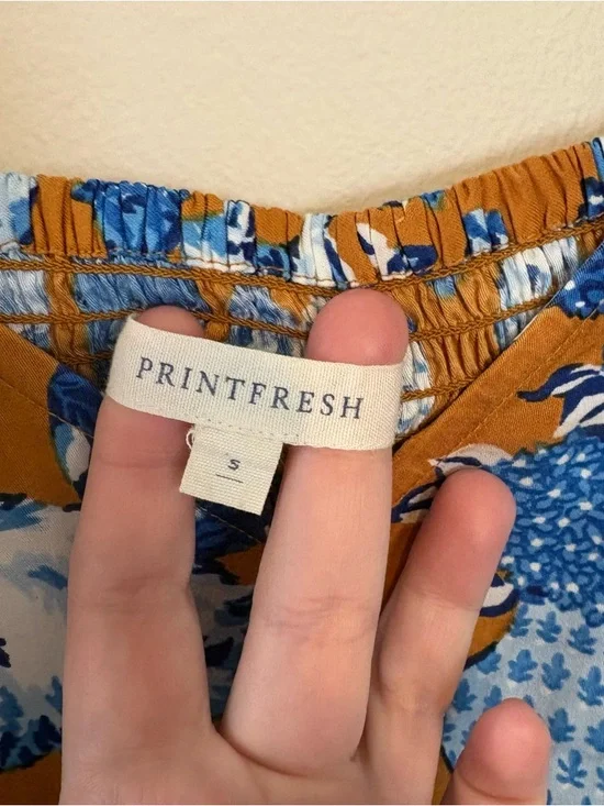 Printfresh chic to sleep nightgown in tobacco fancy cat print - Picture 7 of 9